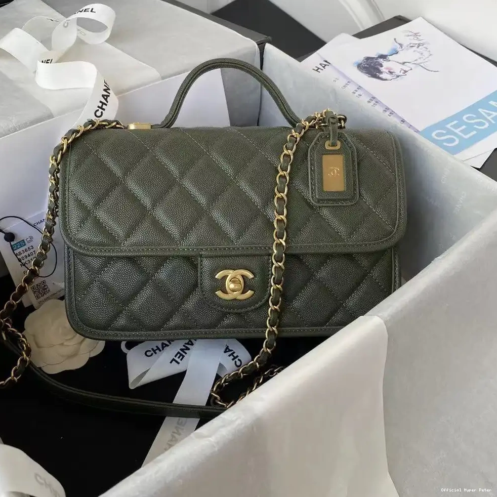 Hyper Peter SMALL HANDLE FLAP BAG CHANEL TOP WITH 0515